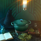 Cocotte ronde embossée collection Wicked